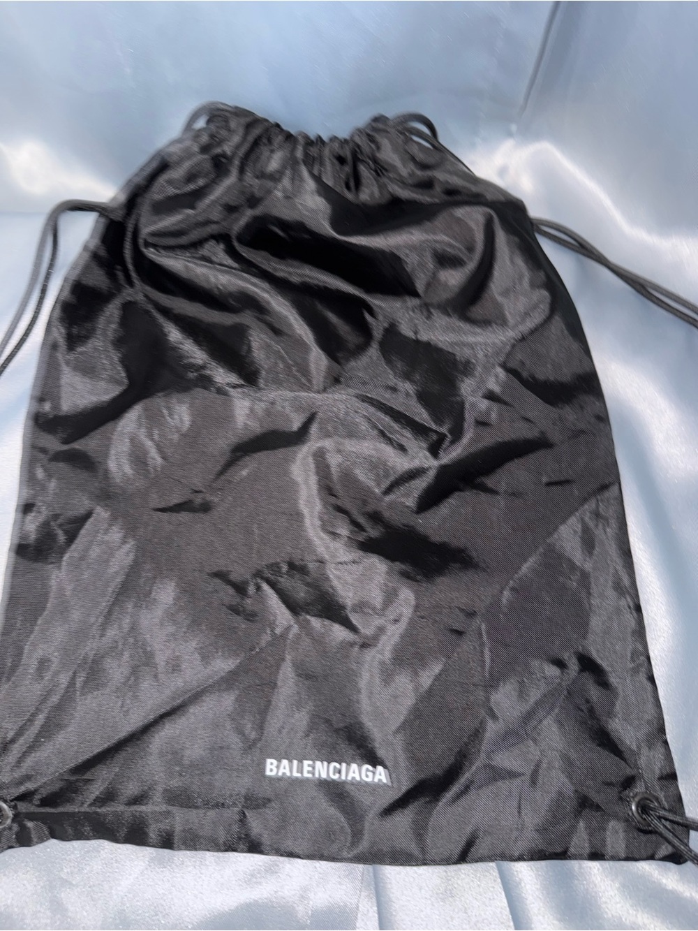 Balenciaga Black Dust Bag/backpack